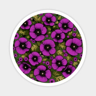 Poppy Flower Magnet